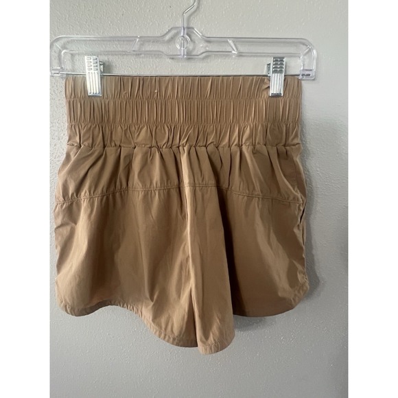 Joy Lab Women's High Rise Lined Woven Run Shorts Brown Size XS - Picture 2 of 5